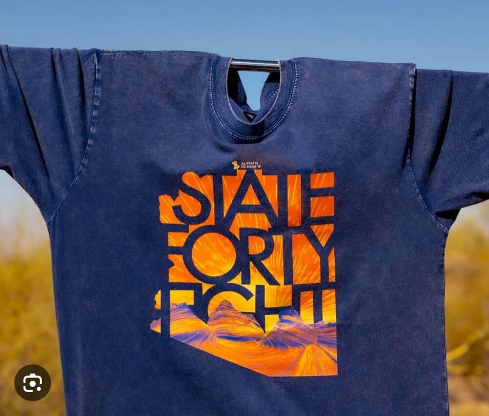 State Forty Eight Arizona Hometown Hawk Graphic T-Shirt Men's 2XL